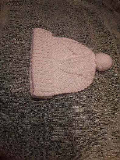 Kids Aran Wool Hat 6-8 Years