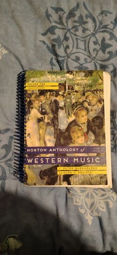 Norton Anthology of Western Music Volumes 2 & 3, 7th edition