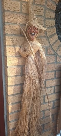 Halloween Straw Witch.