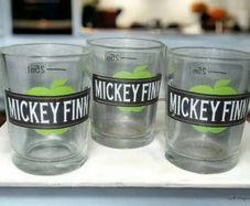 Trio Of Vintage 'Mickey Finn' Glasses