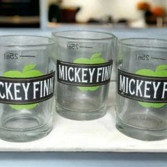 Trio Of Vintage 'Mickey Finn' Glasses