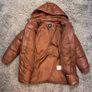 Padded Faux Leather Coat Image 2