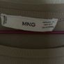 Mango Beige Long Sleeve Top with Ruffle Shoulders - Size XS Image 3