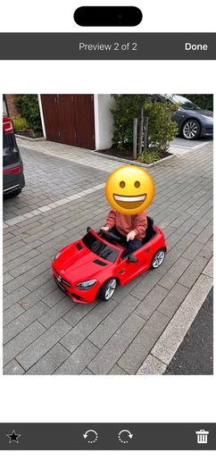 kids electric car (missing charger)