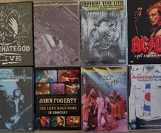 Lot of 8 x Music DVD's - Classic Rock, Metal, Etc EX+