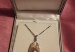 Pearl Drop Silver Necklace