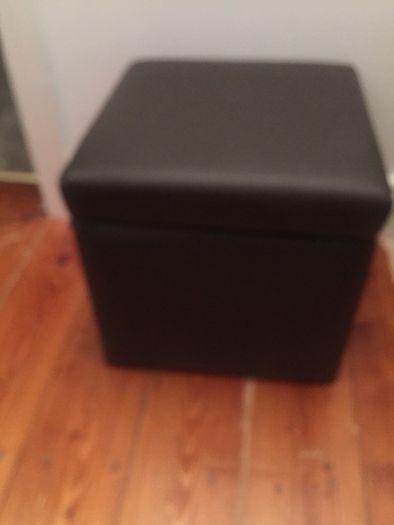 Storage seats faux leather