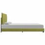 Bed Frame Green Fabric 150x200 cm Image 3