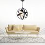 Black Industrial Ceiling Lights | Ceiling Light | Ceiling Light Fitting Round Pendant Lighting Ceiling | Retro Chandeliers Ceiling Light E27 Bulb For Living Room Hallway Kitchen Bedroom Lighting (FREE SHIPPING) Image 5