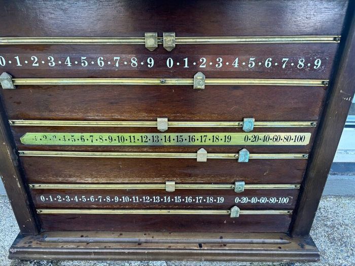 Vintage Snooker Scoreboard