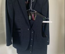 Boys Cavani Navy 3 Piece Communion Suit