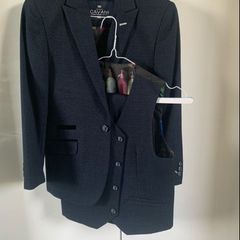 Boys Cavani Navy 3 Piece Communion Suit