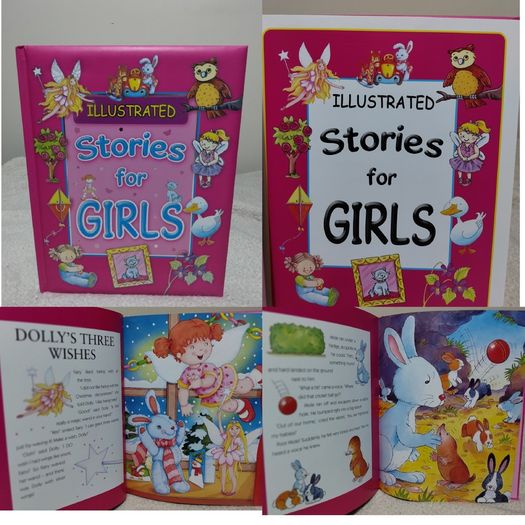 Illustrated Stories For Girls Hardback Story Book
