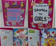 Illustrated Stories For Girls Hardback Story Book