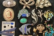 Fabulous Collection of 15 Brooches