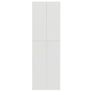 Office Cabinet White and Sonoma Oak 60x32x190 cm Chipboard Image 6