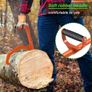 Log Lifter, Timberjack Cant Hook Heavy Duty Roller Tool Forestry Wood Jack 4in1 Handled Firewood Peavey Multitool for Grabbing Moving and Clamping with Non-Slip Handle, 114-128cm Image 4