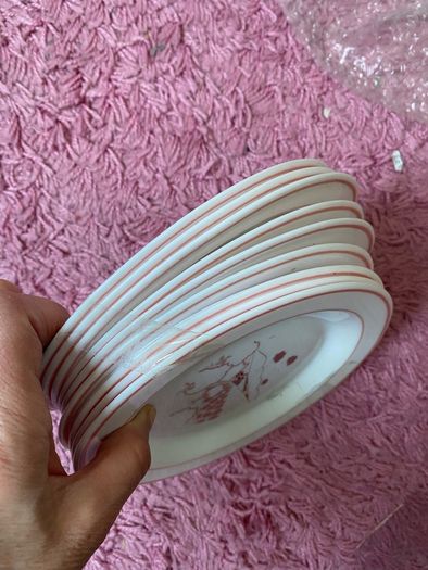 cake plates - vintage ceramic