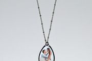 Personalised photo Pendant with Chain photo pendant great gift present idea