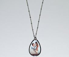 Personalised photo Pendant with Chain photo pendant great gift present idea