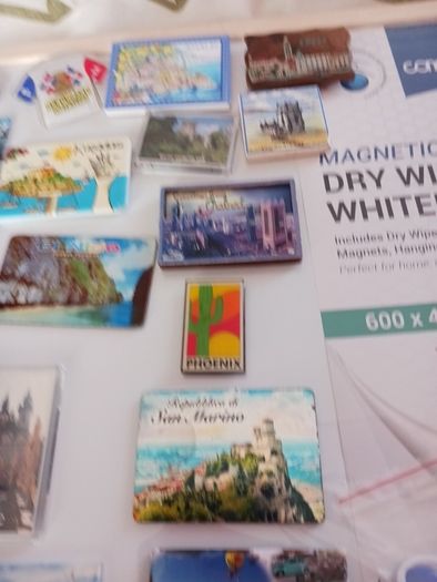 Assorted fridge magnets