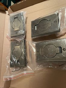 Vacuum wall outlet plate x4