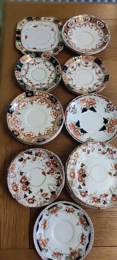 Antique saucers