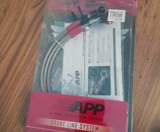 Starlet / Glanza braided brake lines