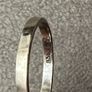 Vintage art deco Silver and angel skin coral ring Image 5