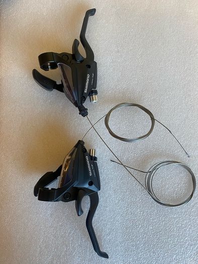 100% Brand-New 2 Pcs Original Genuine Shimano ST-EF 500  3/7 shifters and brakes with cables bike\bicycle parts and accessories!