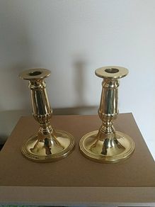 Brass Candlesticks.