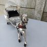 Vintage Metal Horse & Cart Image 4