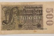 Germany 500 Million Mark 1923 Banknote