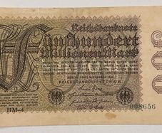 Germany 500 Million Mark 1923 Banknote