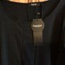 Bnwts Ladies Black aysemtrical tunic dress size S 10/12 includes postage Image 2