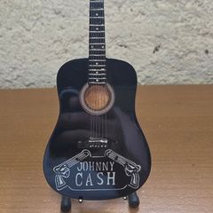 Johnny Cash Miniature Guitar Display