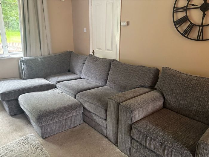 L shape couch