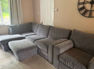 L shape couch