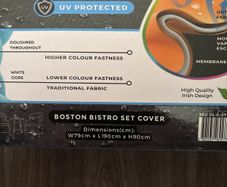 Boston bistro set cover W79cmxL190cmxH90cm