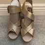 BNWT Clarks Sandals in Gold/Nude colour size UK 6.5. New Image 2