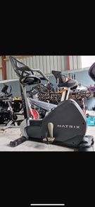 Matrix recumbent bike has Netflix YouTube etc