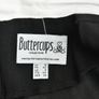 Beauty uniform for college Bife Buttercups Black Salon Tunic with Waist Tie wrap dress, Size 8 (XS) Premium Irish Workwear Image 3