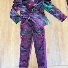 Girls Disney Descendants Mal fancy dress costume