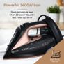 CeraGlide Cordless Steam Iron with Ceramic Soleplate and Variable Steam Function, Rose Gold Image 5