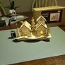 Wooden village with lights Image 2