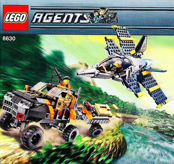 Lego Agents 8630: Mission 3 - Gold Hunt (2008) 100% Complete (NO BOX)