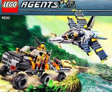 Lego Agents 8630: Mission 3 - Gold Hunt (2008) 100% Complete (NO BOX)