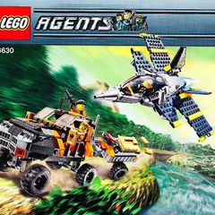 Lego Agents 8630: Mission 3 - Gold Hunt (2008) 100% Complete (NO BOX)
