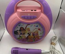 Disney Princess Karaoke machine and mic works via Bluetooth