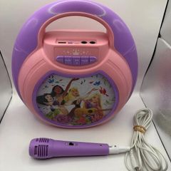 Disney Princess Karaoke machine and mic works via Bluetooth